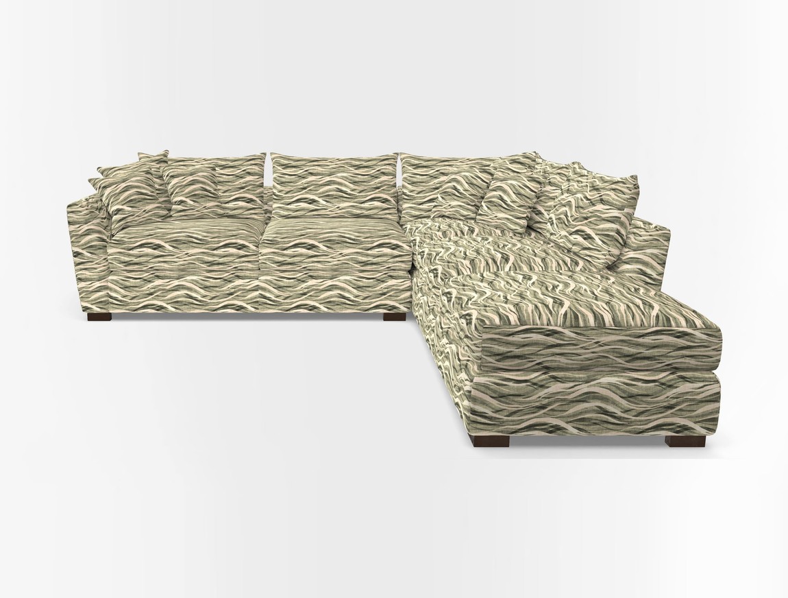 Combi Corner Unit And Footstool LHF