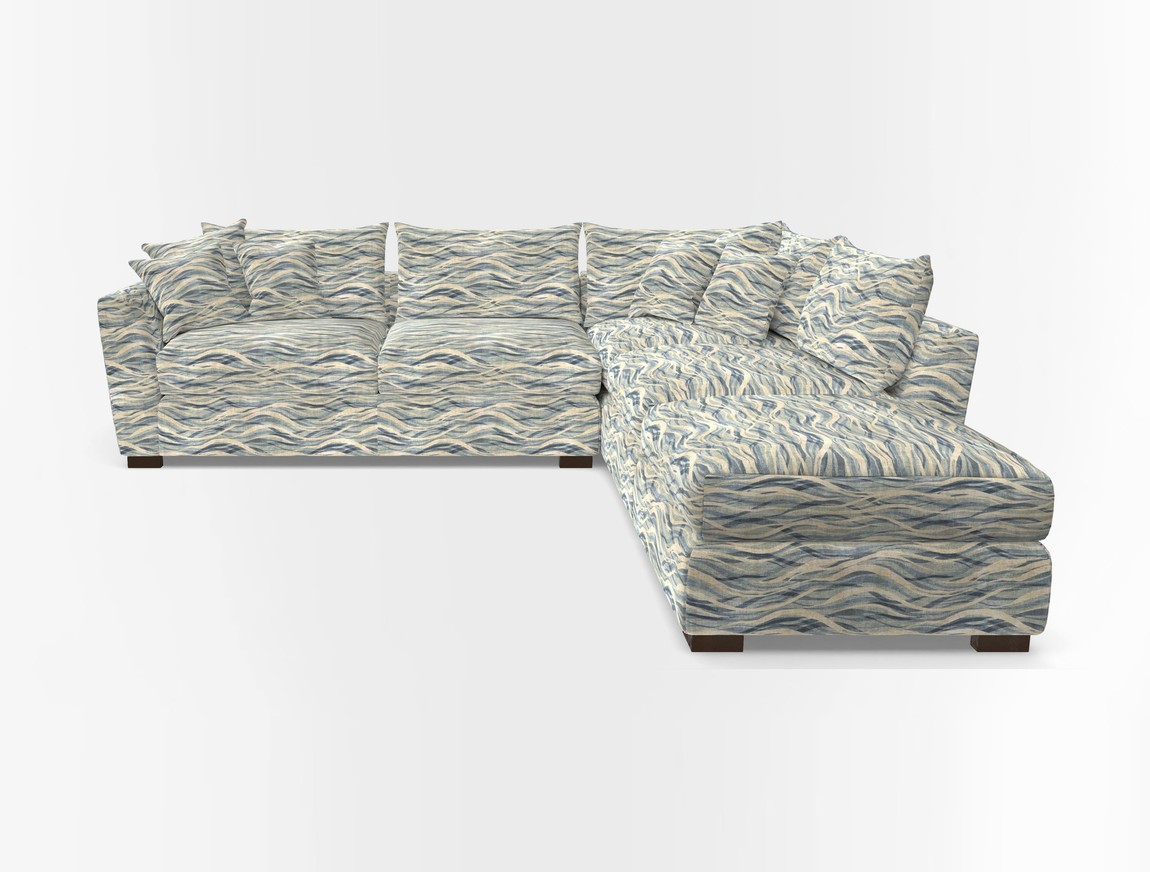 Combi Corner Unit And Footstool LHF