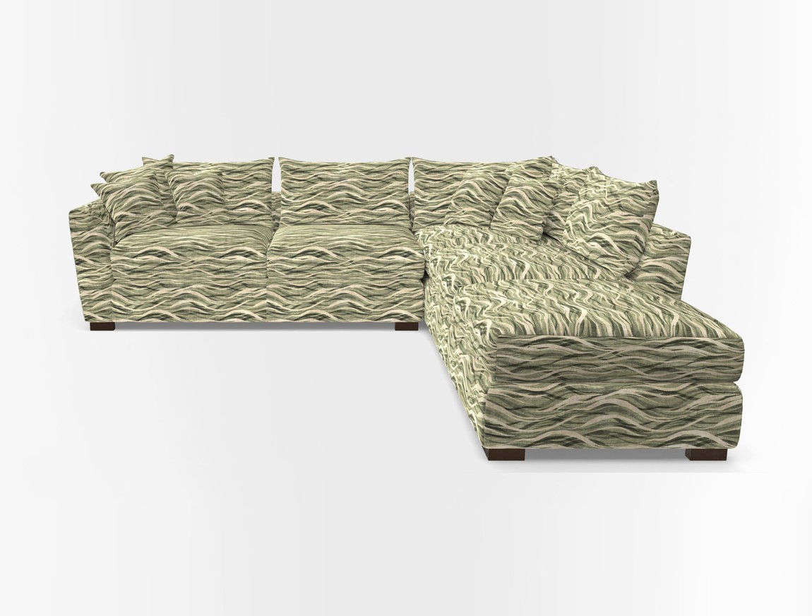 Combi Corner Unit And Footstool LHF