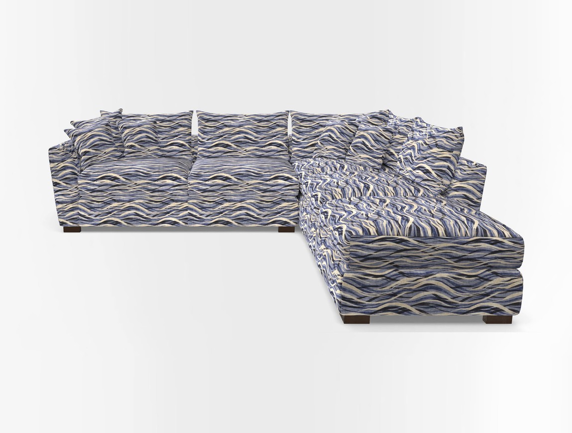 Combi Corner Unit And Footstool LHF