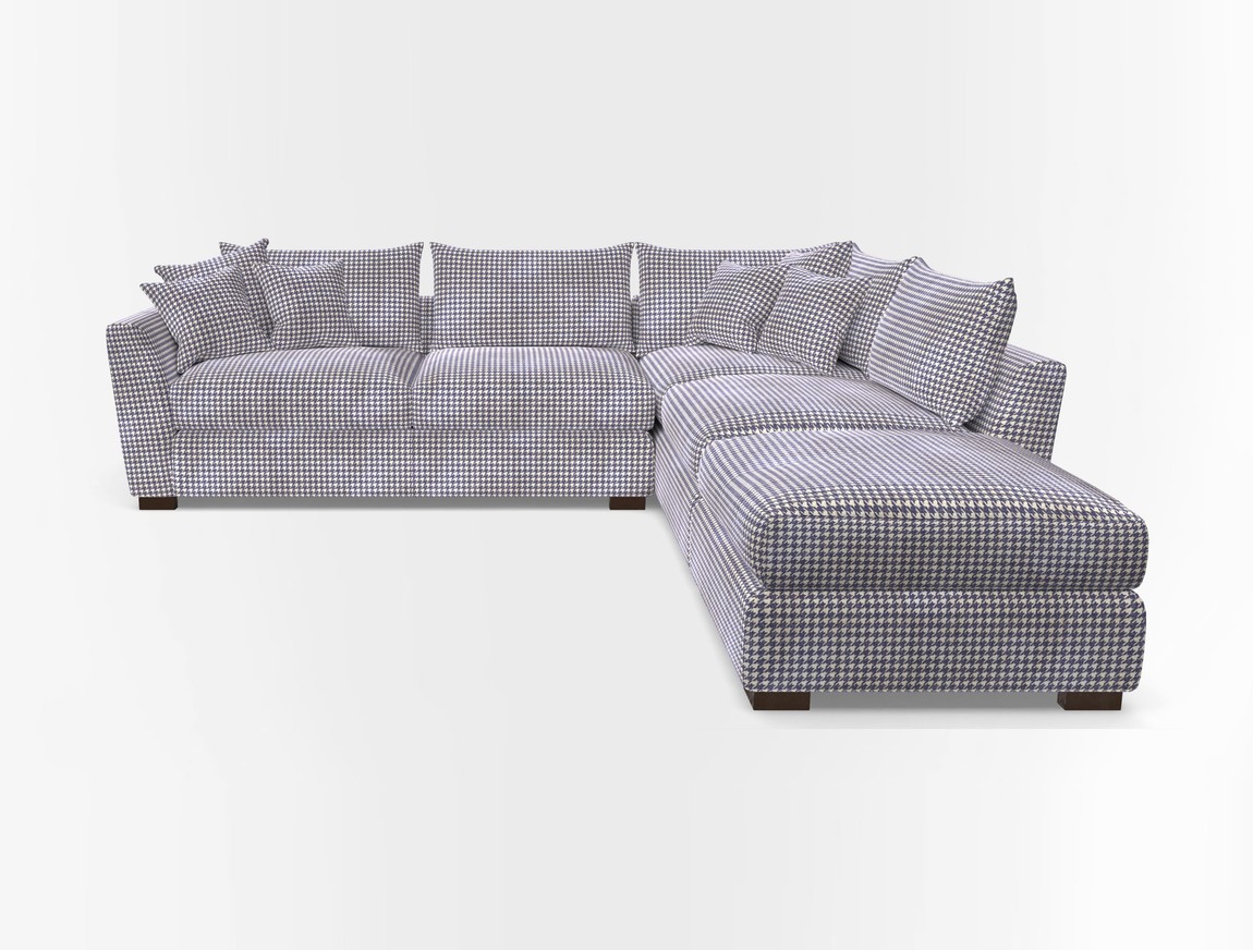 Combi Corner Unit And Footstool LHF