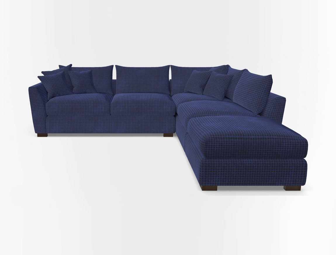 Combi Corner Unit And Footstool LHF