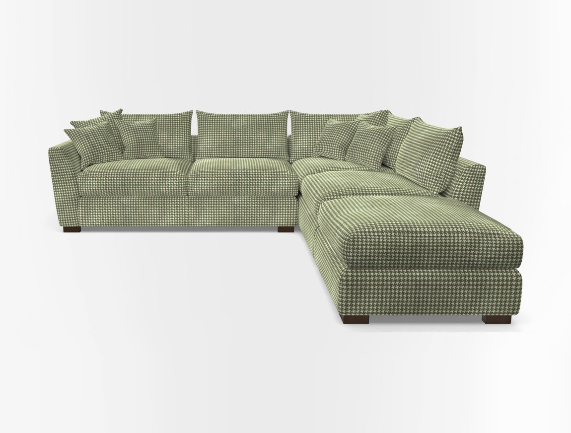 Combi Corner Unit And Footstool LHF