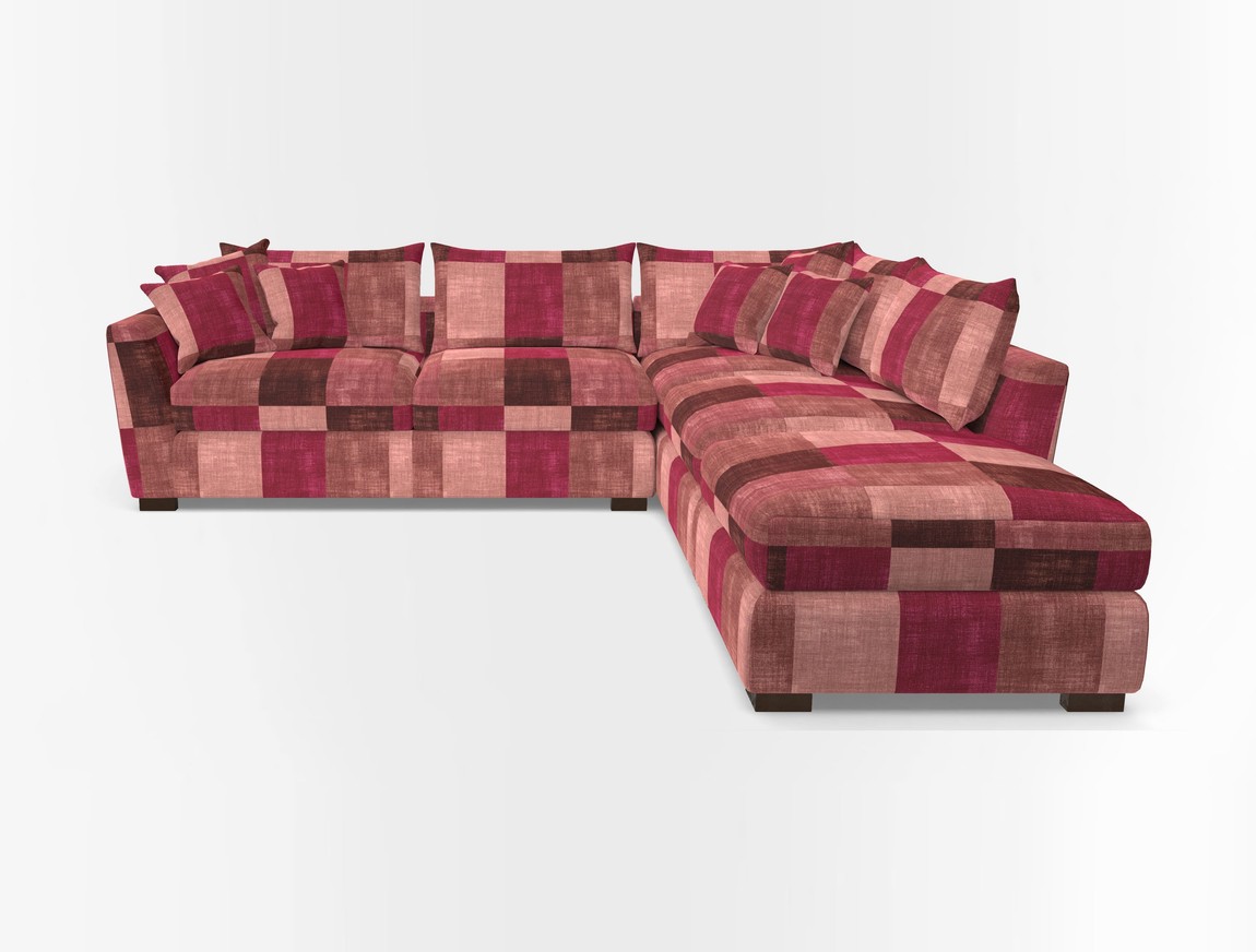 Combi Corner Unit And Footstool LHF