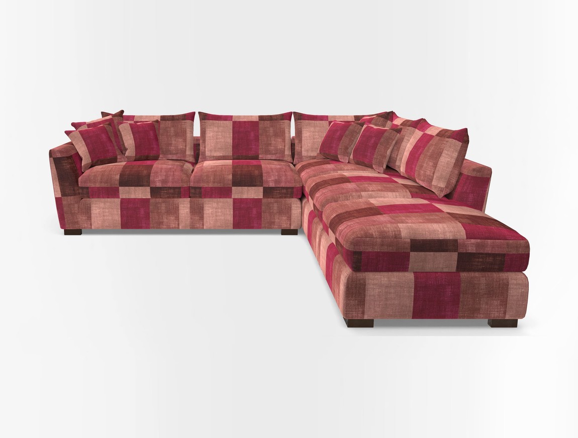 Combi Corner Unit And Footstool LHF