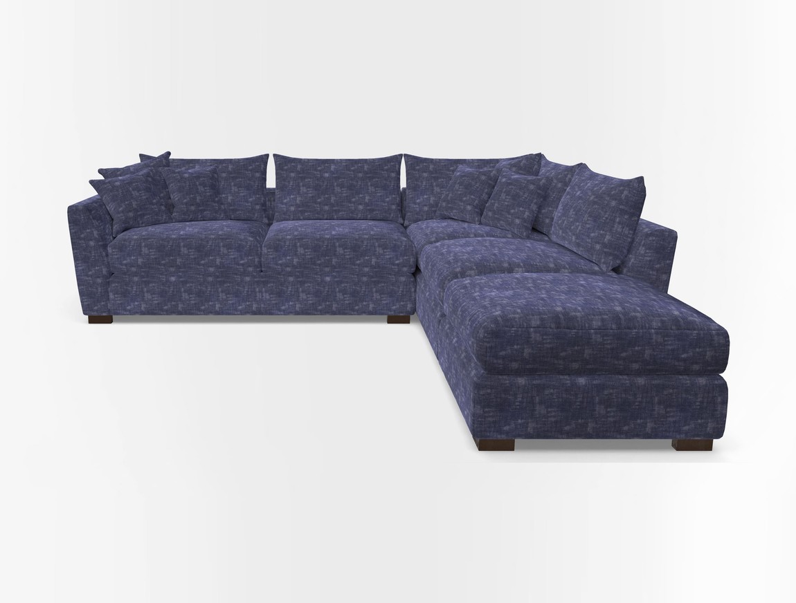 Combi Corner Unit And Footstool LHF