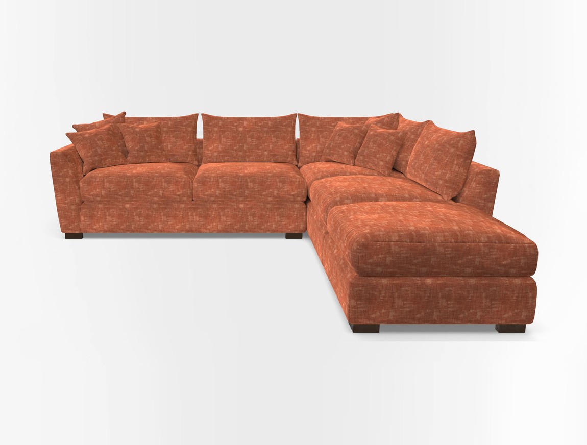 Combi Corner Unit And Footstool LHF