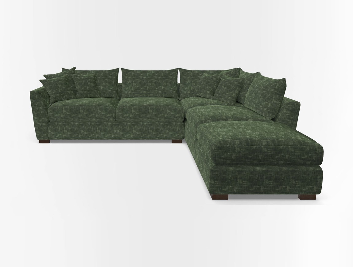 Combi Corner Unit And Footstool LHF