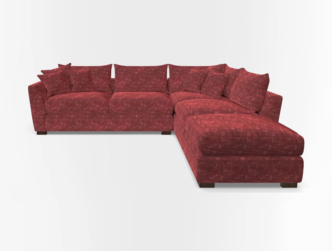Combi Corner Unit And Footstool LHF