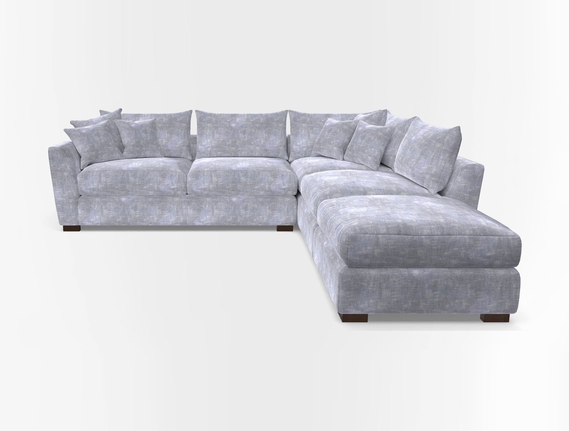 Combi Corner Unit And Footstool LHF