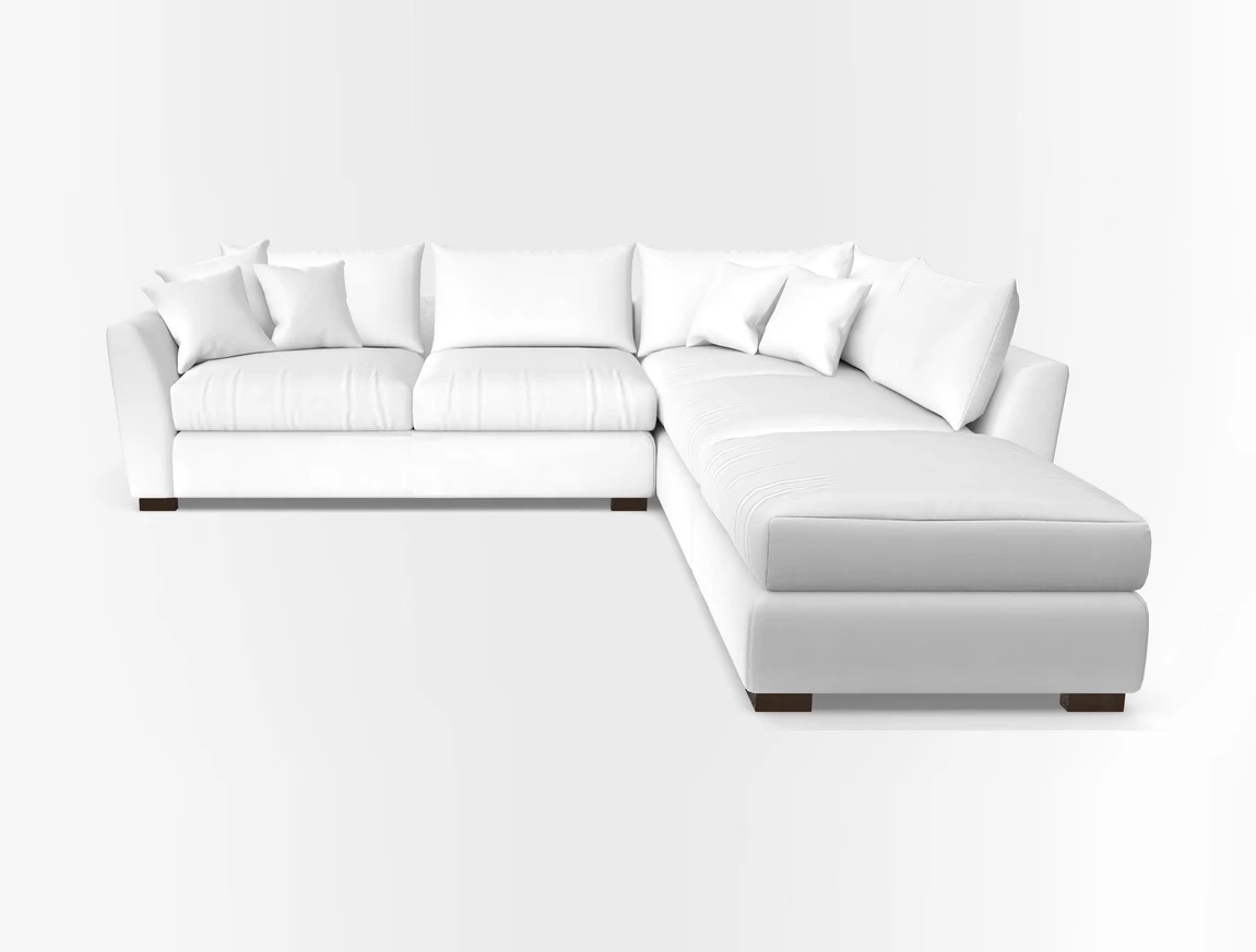 Combi Corner Unit And Footstool LHF