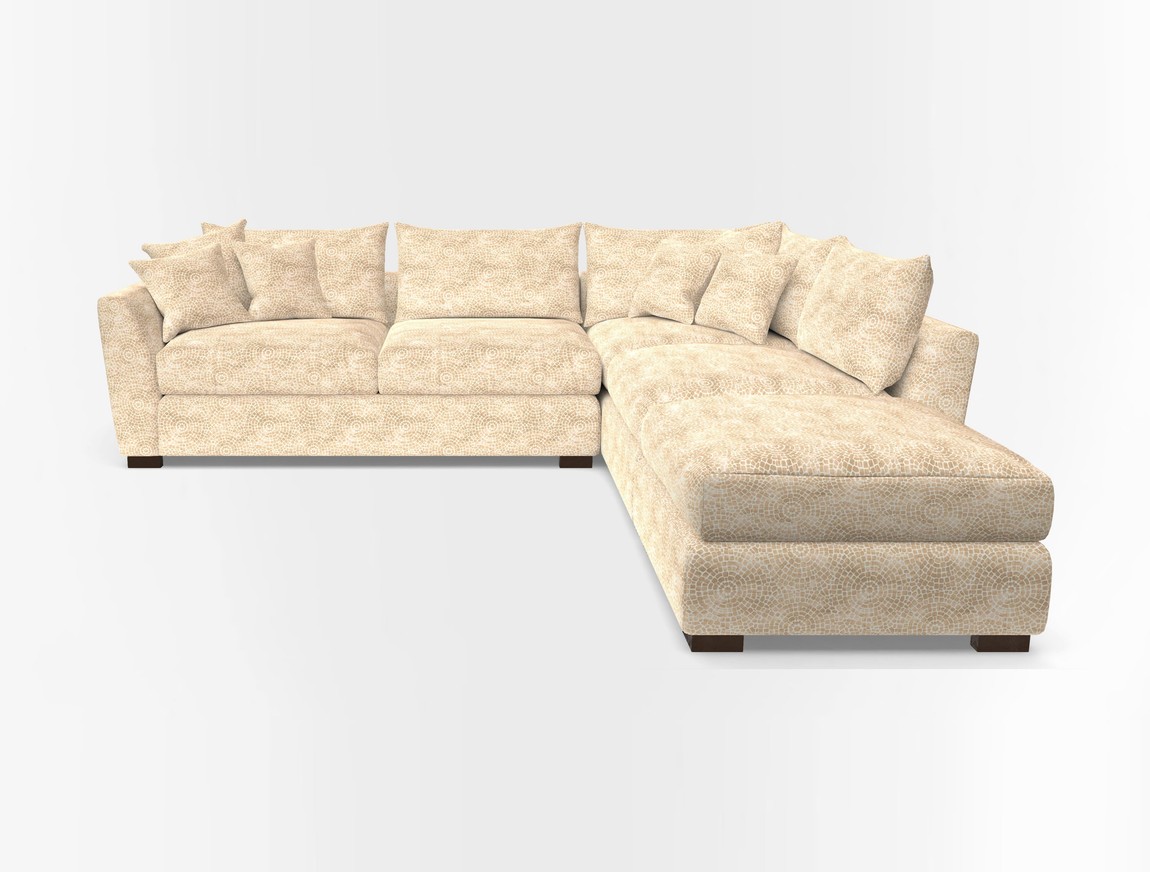 Combi Corner Unit And Footstool LHF