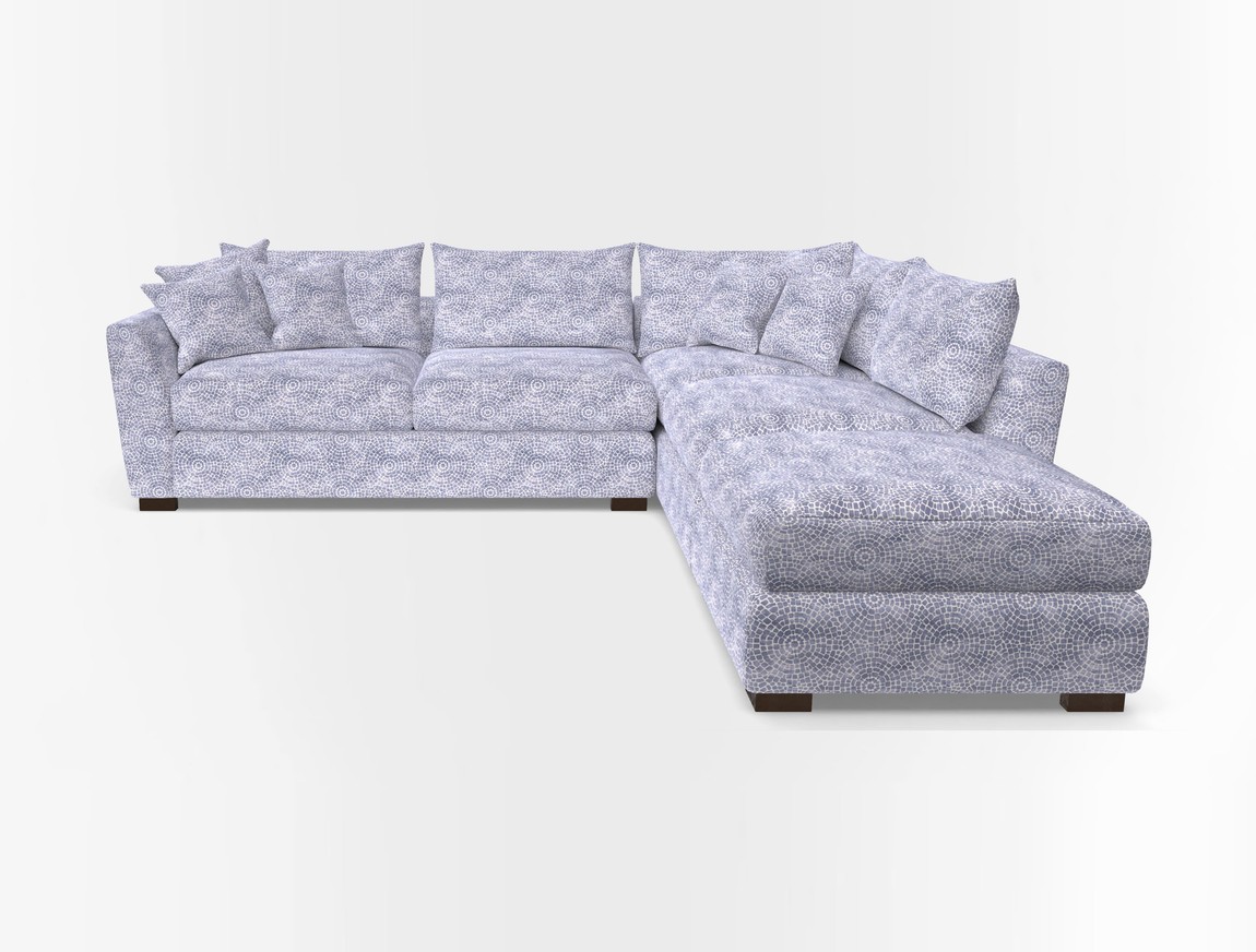 Combi Corner Unit And Footstool LHF