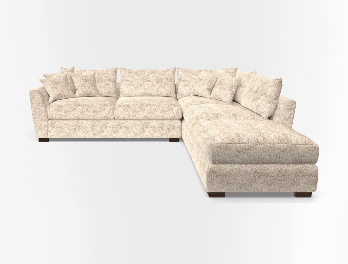 Combi Corner Unit And Footstool LHF