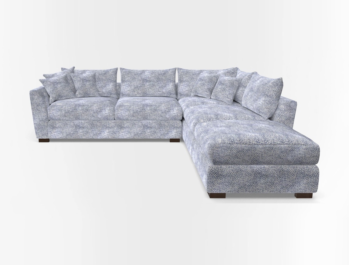 Combi Corner Unit And Footstool LHF