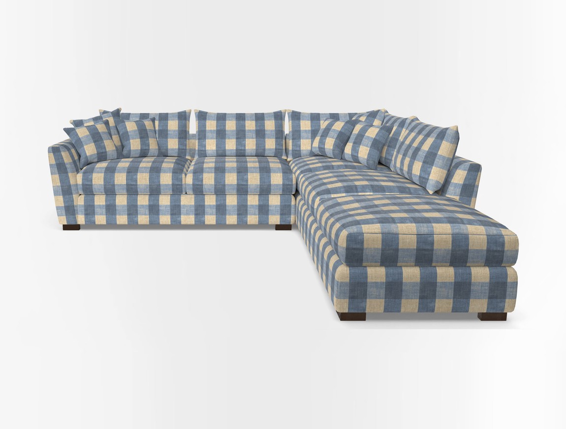 Combi Corner Unit And Footstool LHF