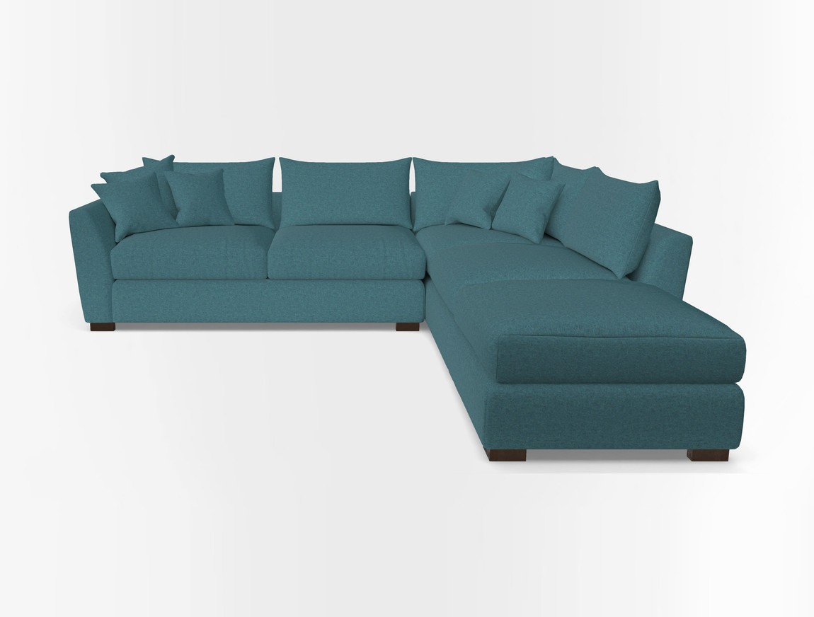 Combi Corner Unit And Footstool LHF