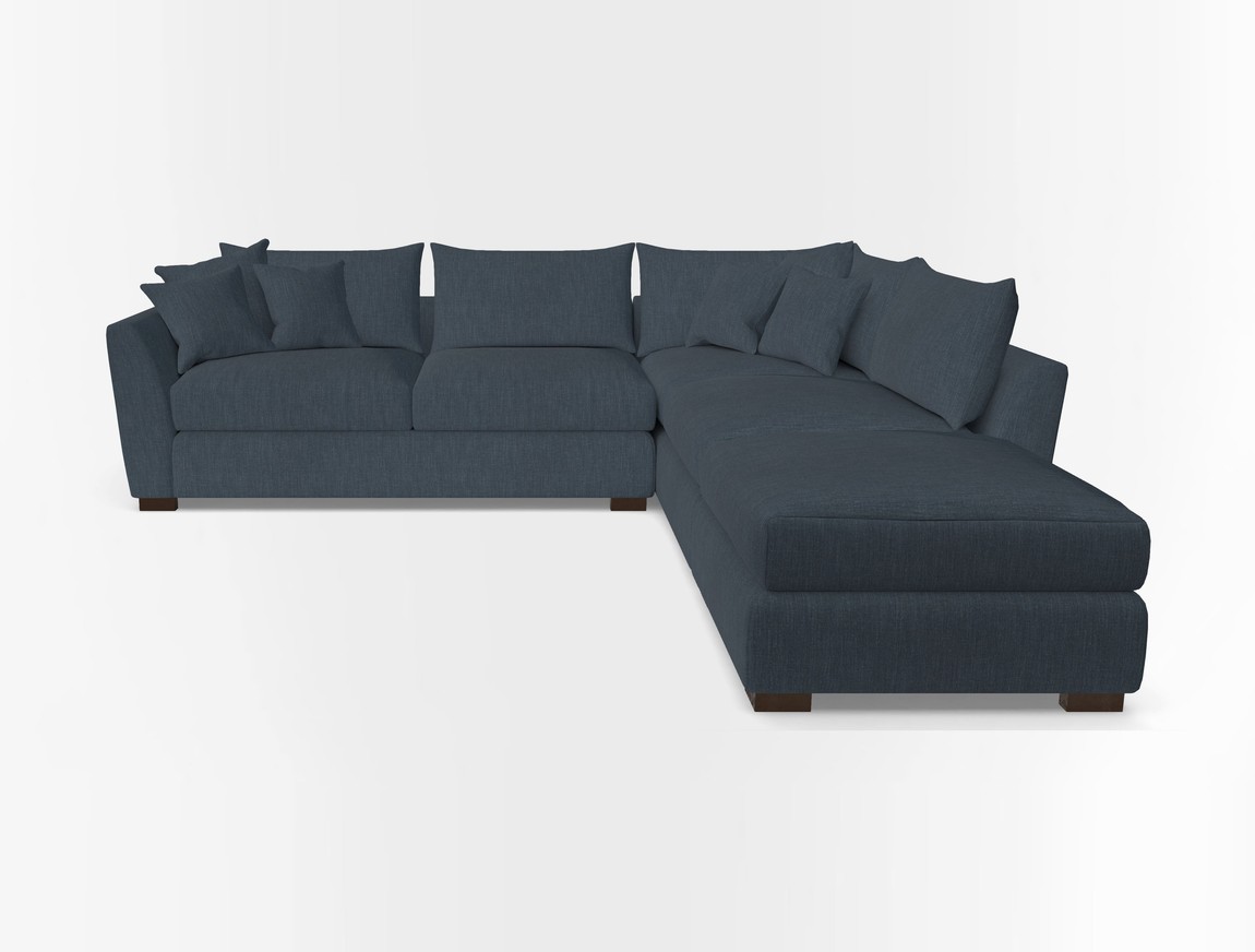 Combi Corner Unit And Footstool LHF