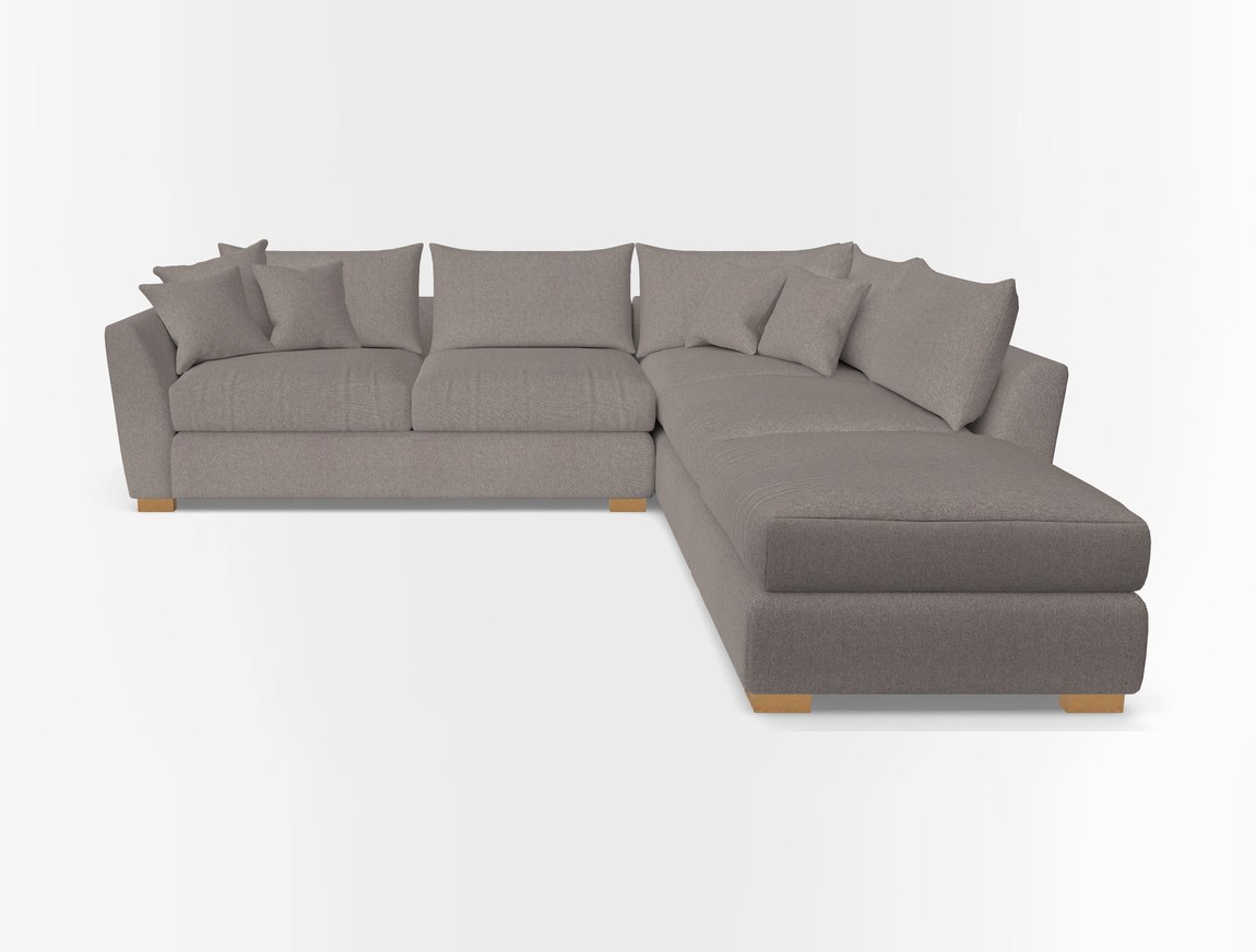 Combi Corner Unit And Footstool LHF