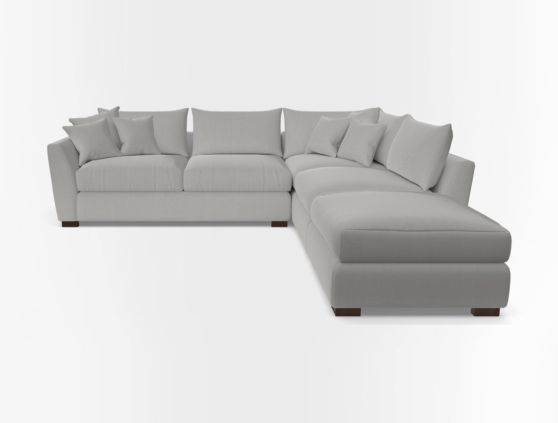 Combi Corner Unit And Footstool LHF