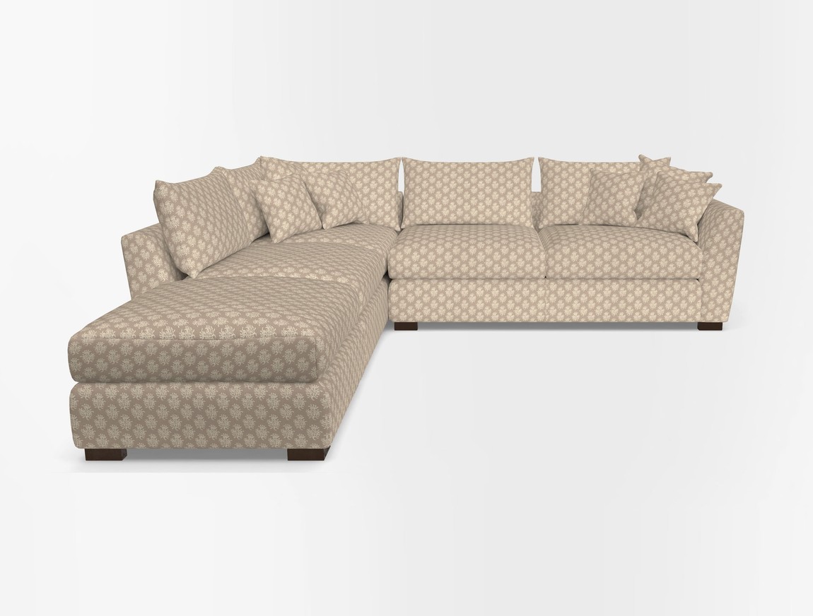 Combi Corner Unit And Footstool RHF