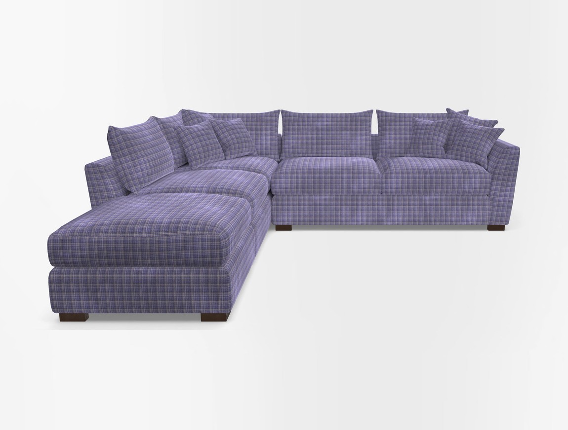 Combi Corner Unit And Footstool RHF