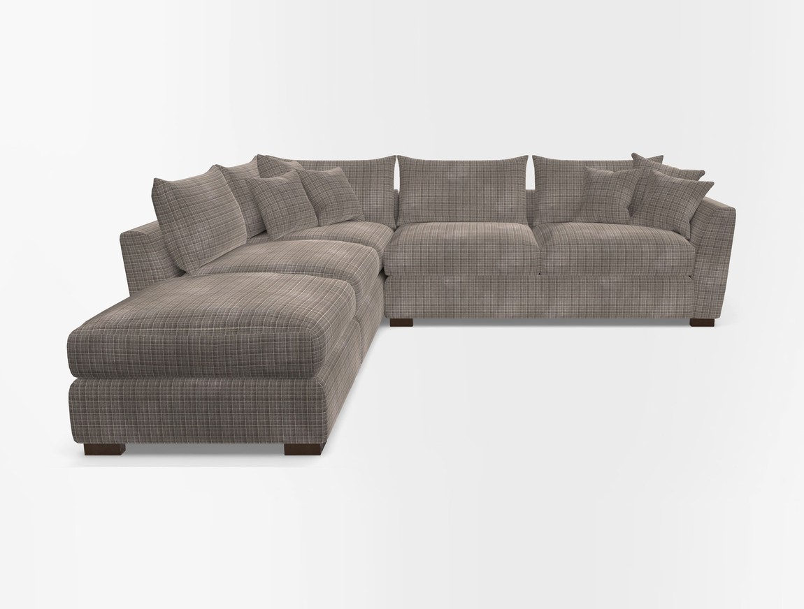 Combi Corner Unit And Footstool RHF