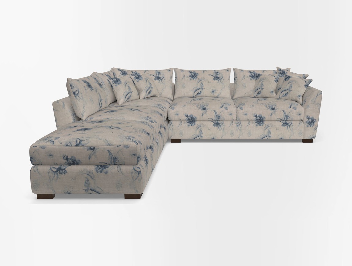 Combi Corner Unit And Footstool RHF