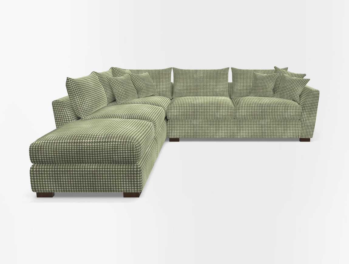 Combi Corner Unit And Footstool RHF