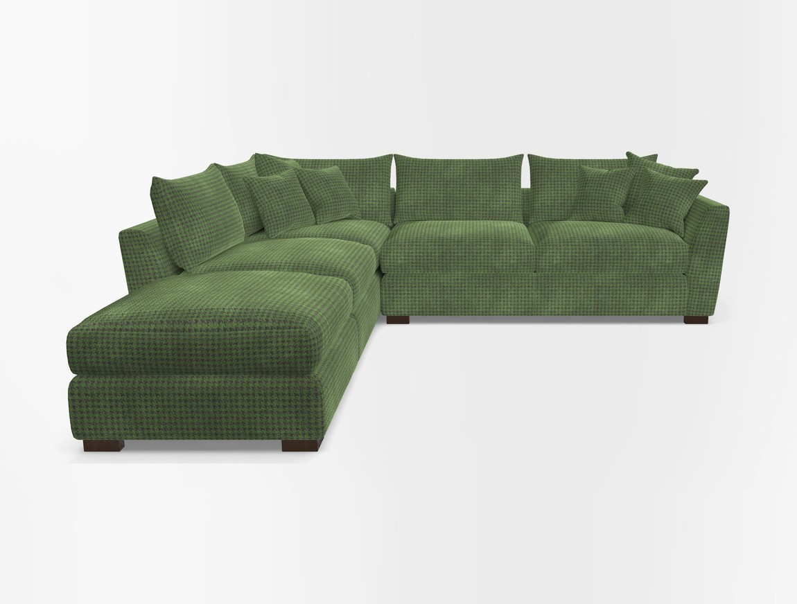 Combi Corner Unit And Footstool RHF