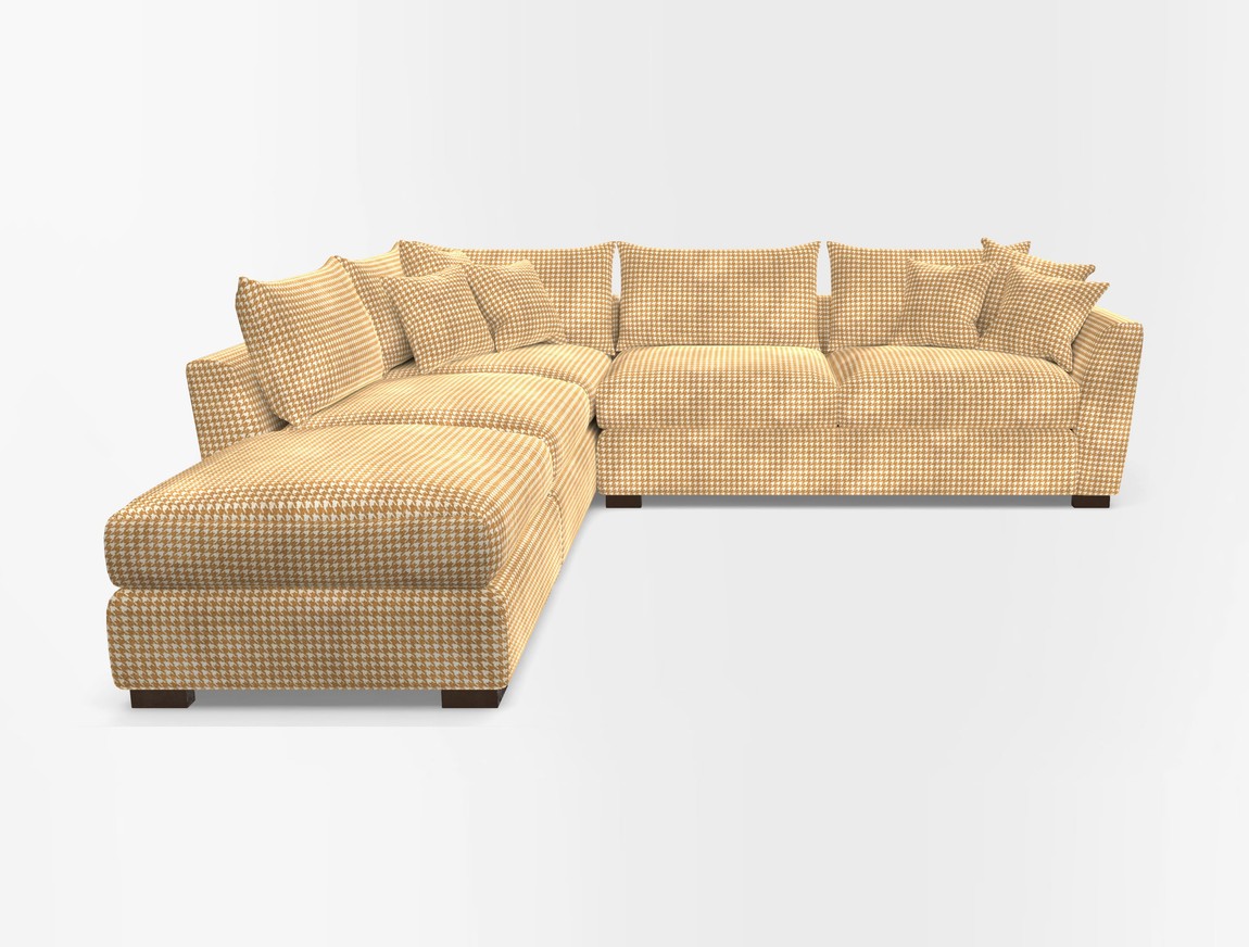 Combi Corner Unit And Footstool RHF