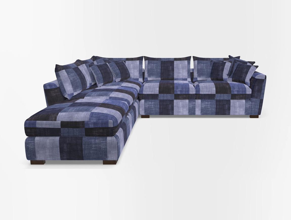 Combi Corner Unit And Footstool RHF