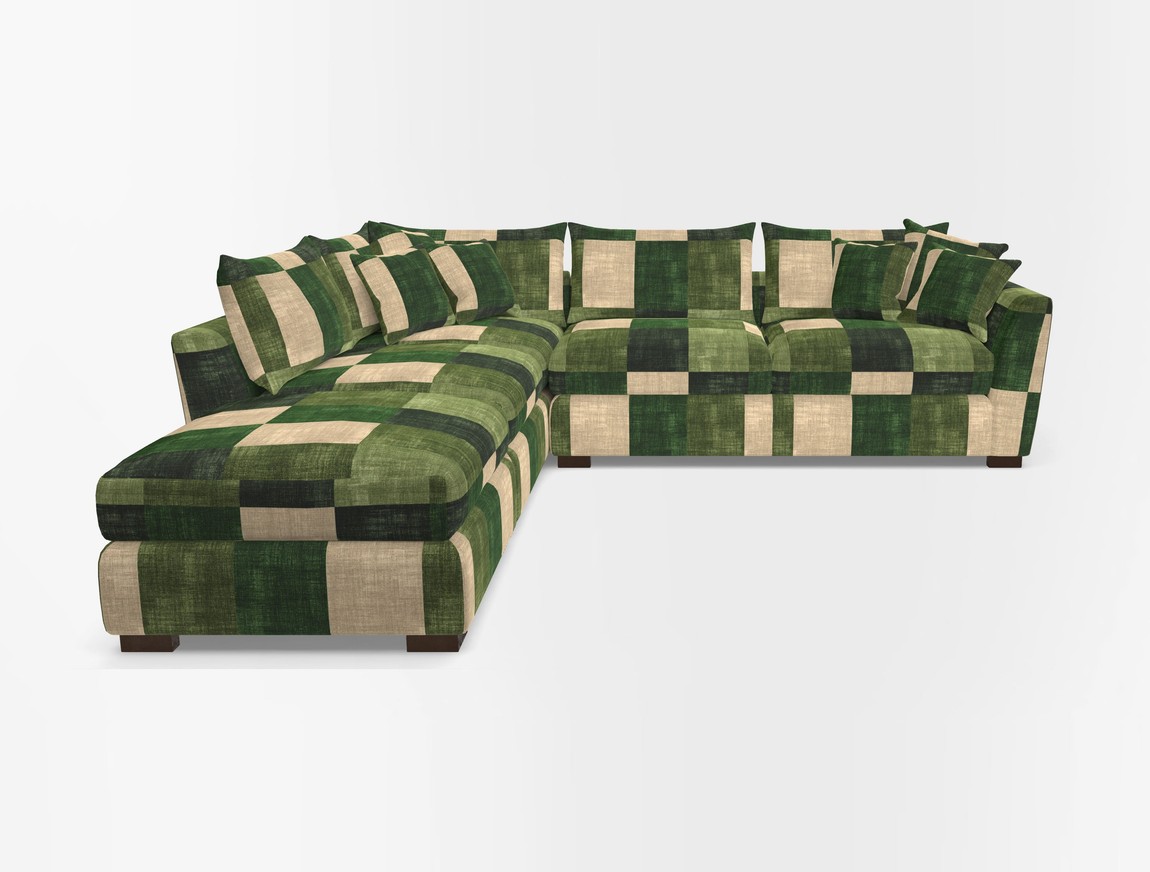 Combi Corner Unit And Footstool RHF
