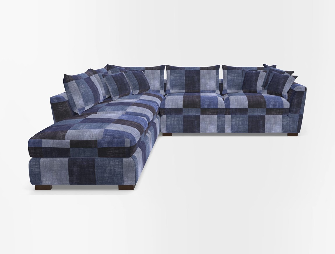 Combi Corner Unit And Footstool RHF