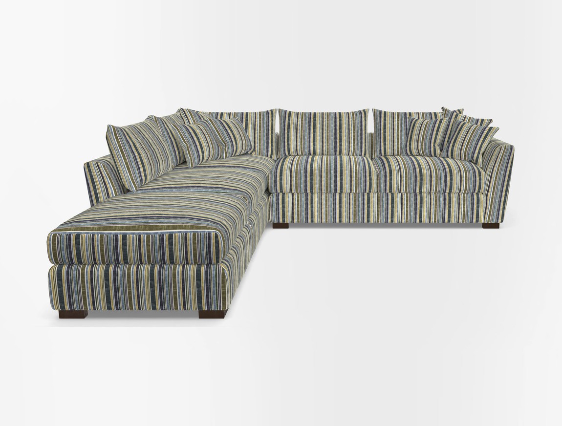 Combi Corner Unit And Footstool RHF