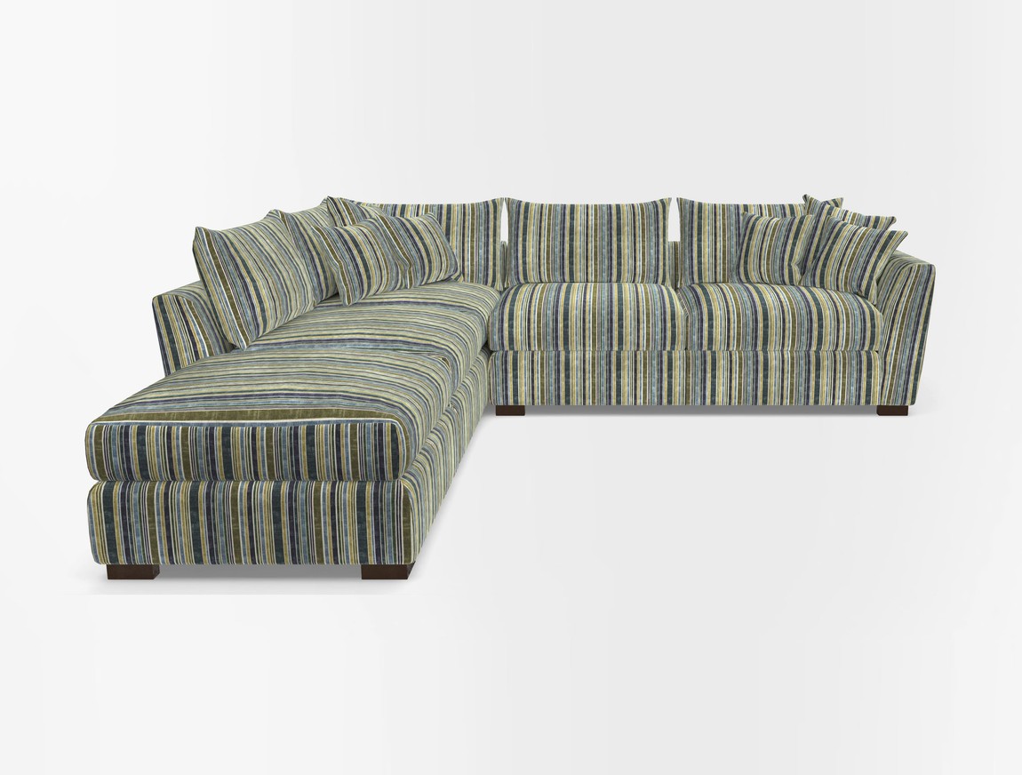Combi Corner Unit And Footstool RHF