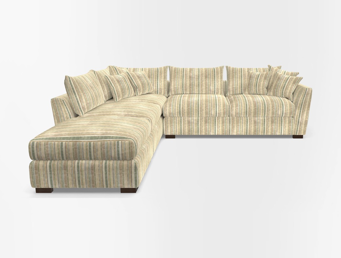 Combi Corner Unit And Footstool RHF