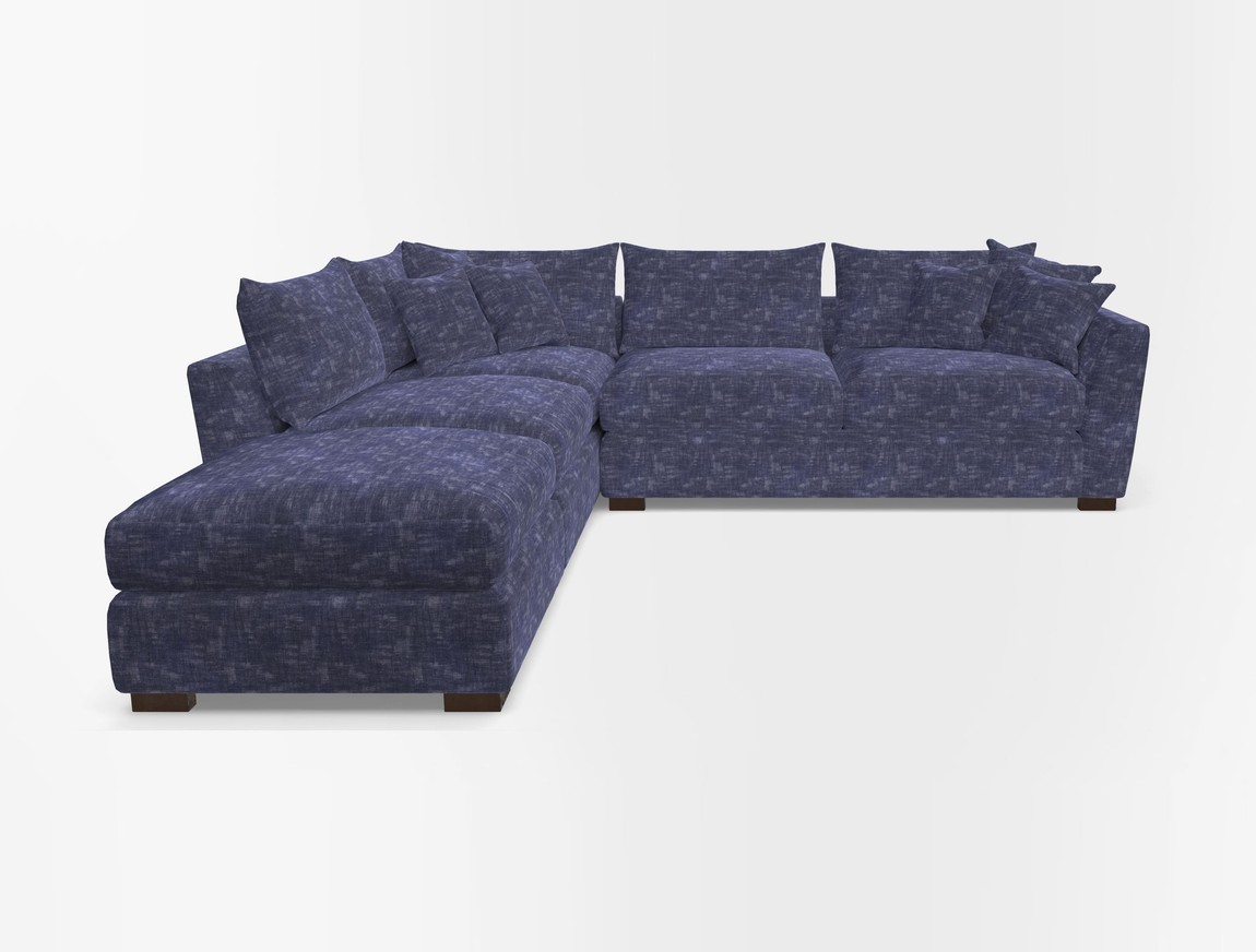 Combi Corner Unit And Footstool RHF