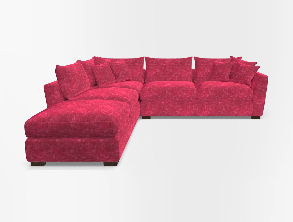 Combi Corner Unit And Footstool RHF