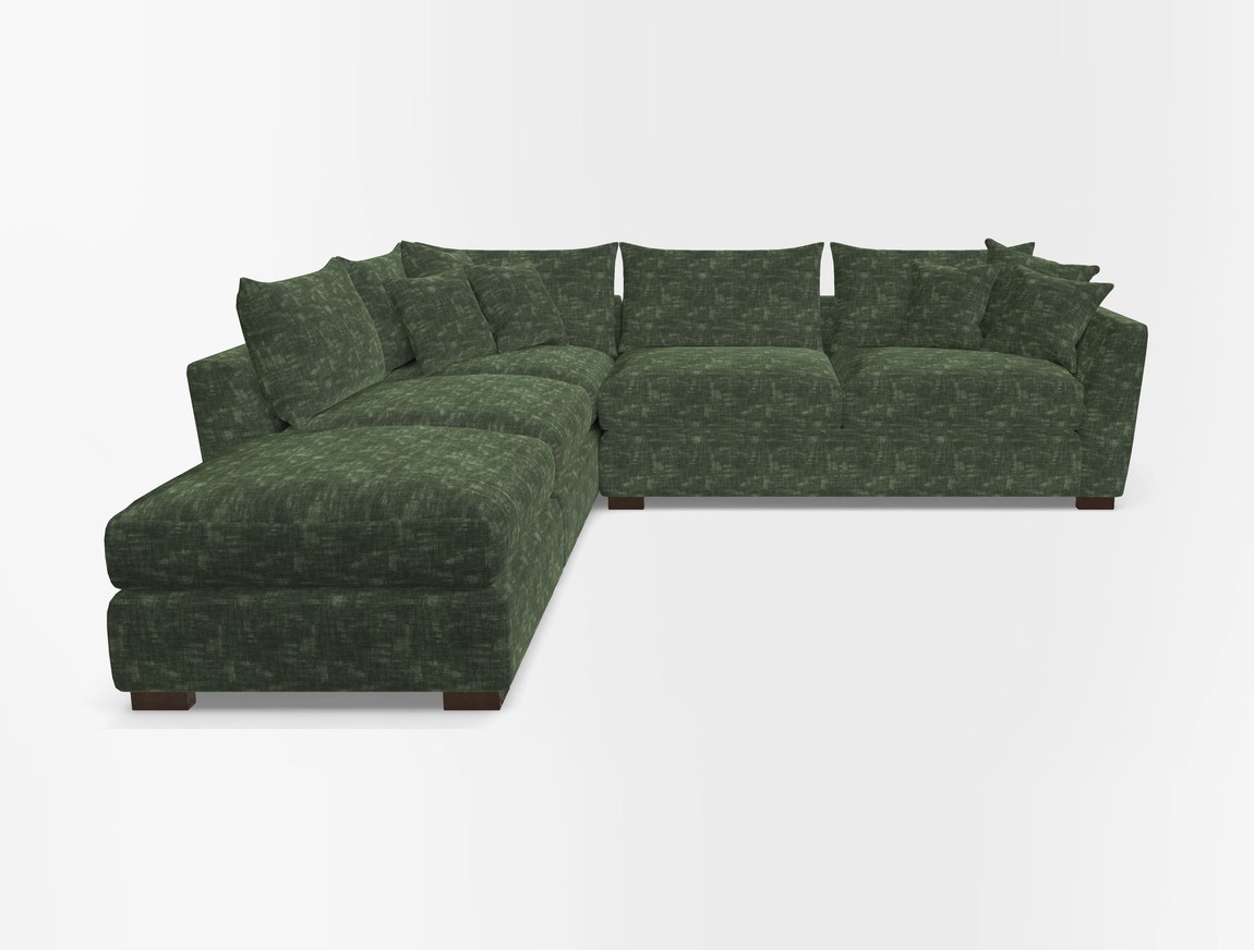Combi Corner Unit And Footstool RHF