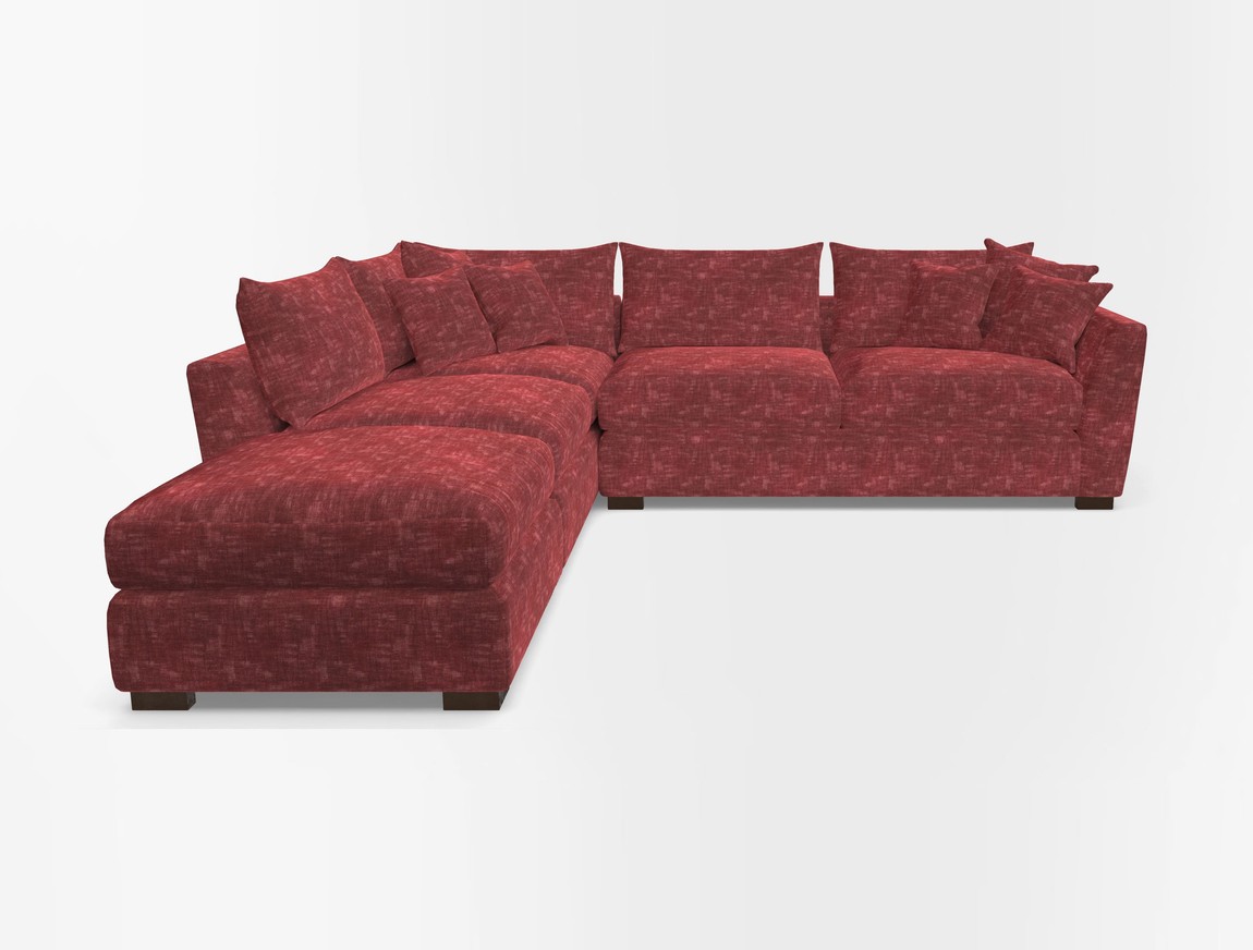 Combi Corner Unit And Footstool RHF