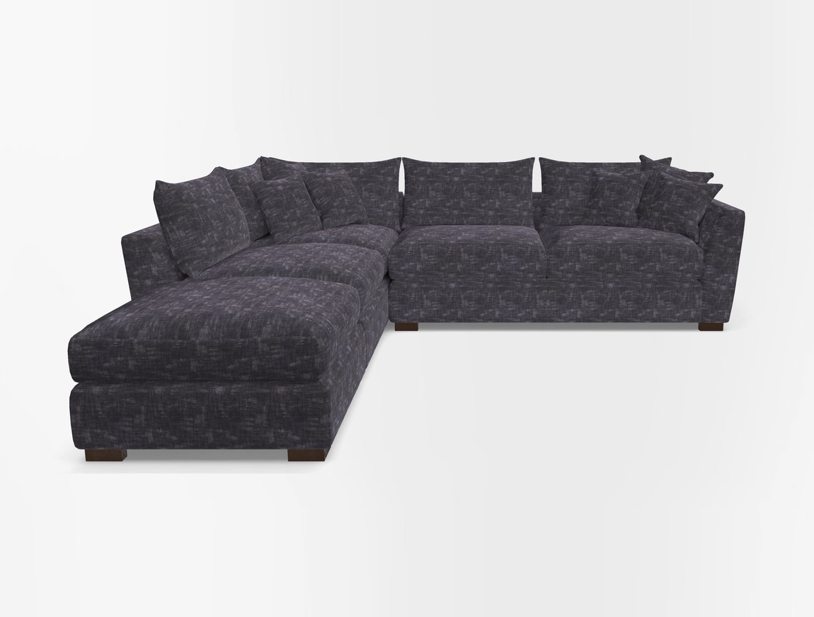 Combi Corner Unit And Footstool RHF