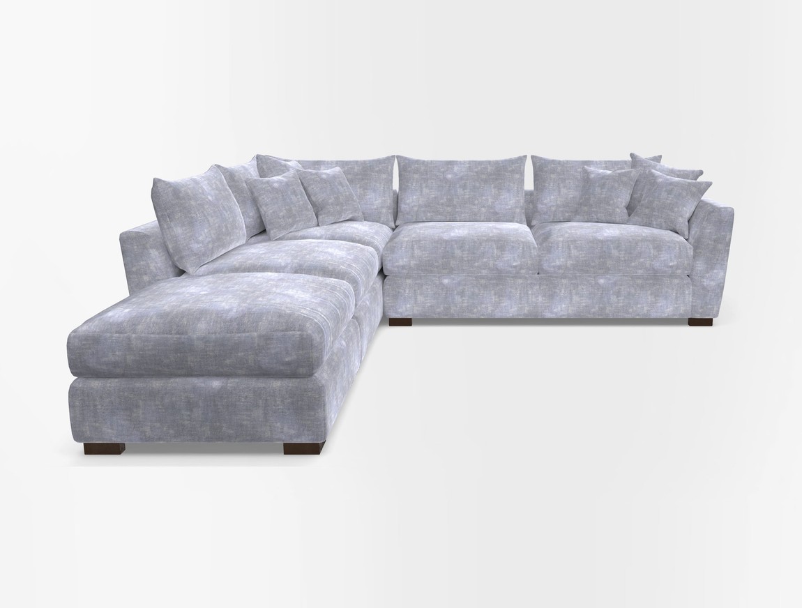 Combi Corner Unit And Footstool RHF