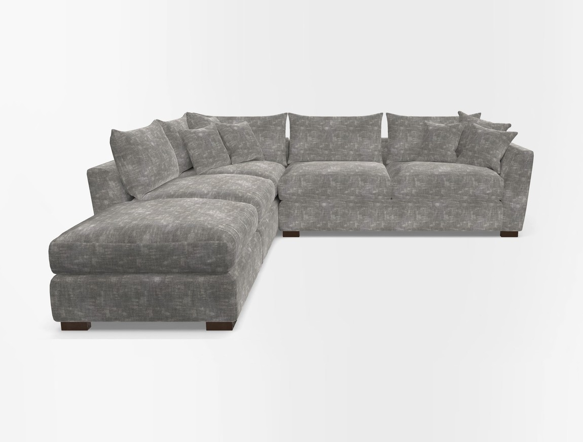 Combi Corner Unit And Footstool RHF