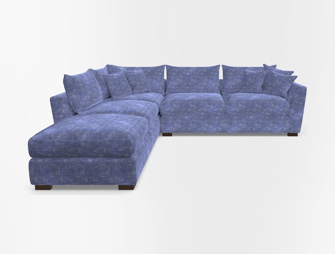 Combi Corner Unit And Footstool RHF
