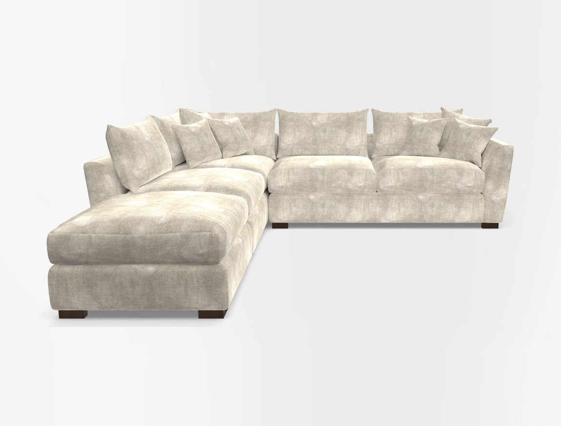 Combi Corner Unit And Footstool RHF