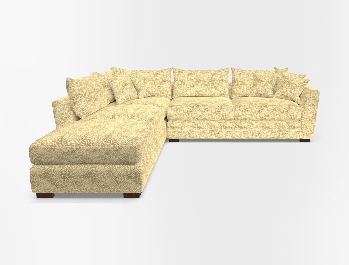 Combi Corner Unit And Footstool RHF