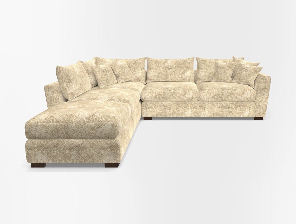 Combi Corner Unit And Footstool RHF