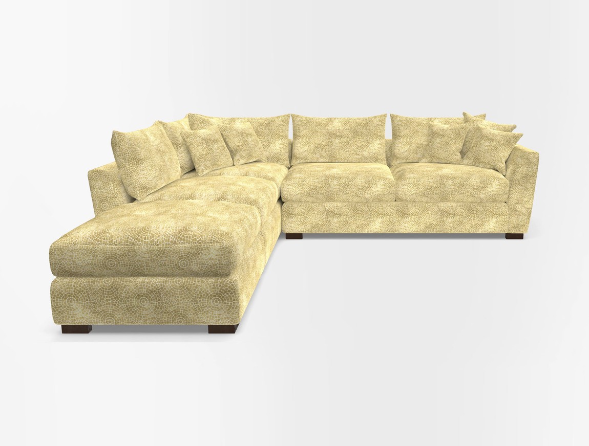 Combi Corner Unit And Footstool RHF