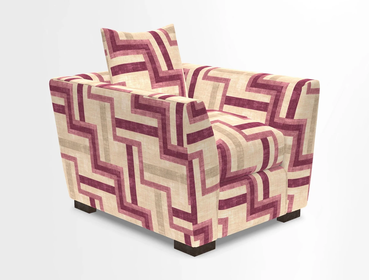Hambledon Chair in Two Tone Plain  Biscuit